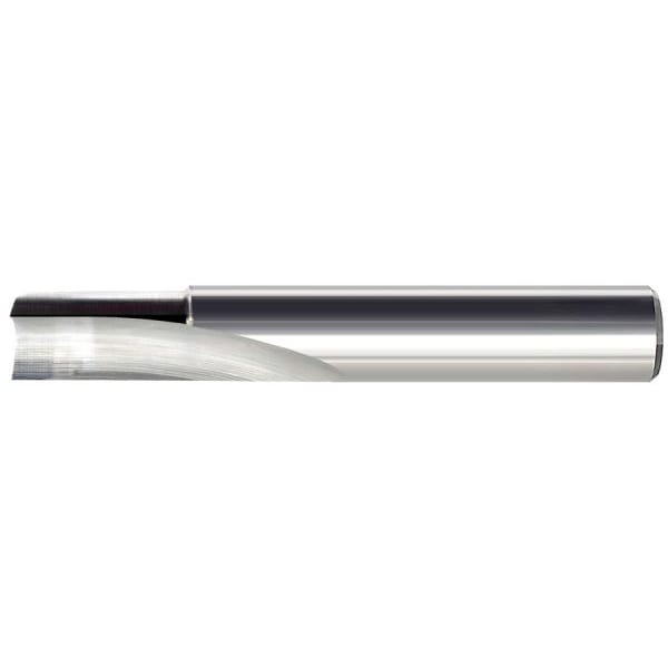 7/32x5/8x1/4x2-1/2 1FL O-Flute Straight Crescent End WRouter